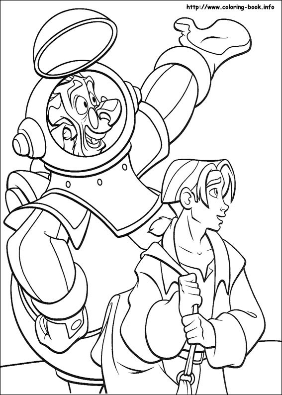 Treasure Planet coloring picture